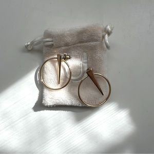 Uncommon James | Gold Illusion Earrings